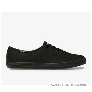 Keds Champion size 8W all black
